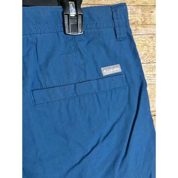 COLUMBIA REGULAR CASUAL CLASSIC EVERYDAY FLAT FRONT OUTDOOR PREPPY SHORTS SZ. 34 - Picture 3 of 5